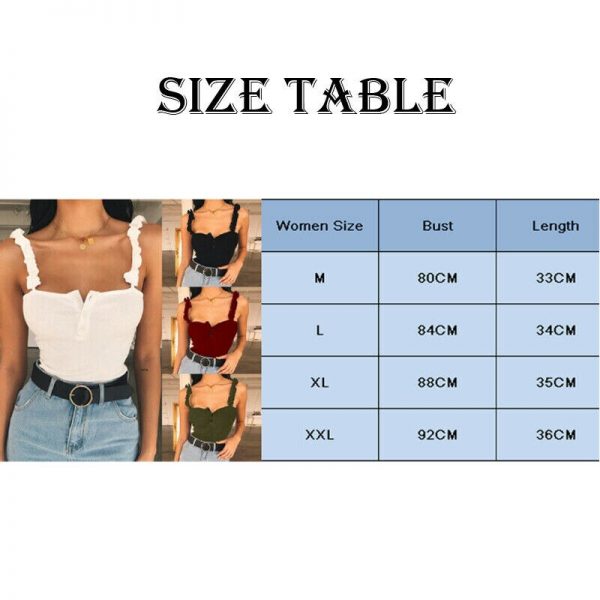 The Best Women's Sexy Summer Beach Short Vest Tops Fashion Ladies Sleeveless Camisole Tank Casual Button Solid Short Tops New Online - Takalr