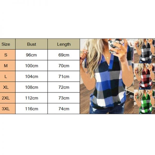 The Best Women's Spring Autumn Long Sleeve Plaid Check Tee Shirt Blouse Ladies Workout Casual Loose Pullover Tops Women Clothing Online - Takalr