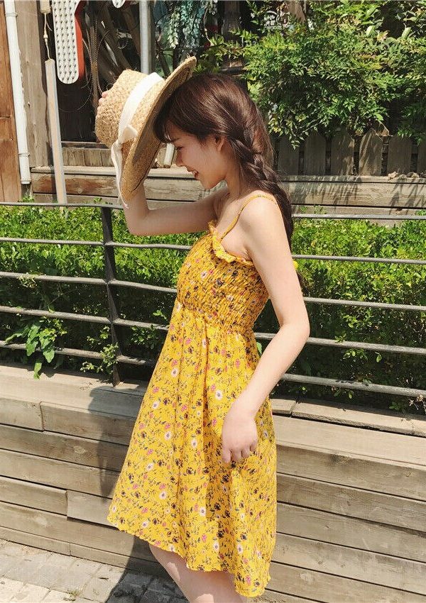 The Best Women's Summer Boho Floral Off Shoulder Mini Dress 2019 New Fashion Ladies Summer Holiday Casual Beach Party Short Sundress Online - Takalr