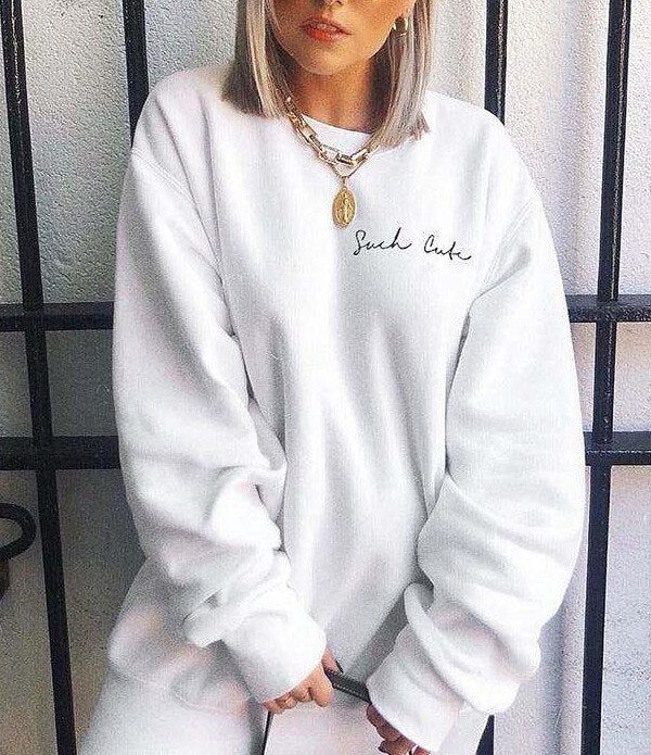 The Best Women's Winter Warm Long Sleeve Sweater Autumn Ladies Casual Hoodies Sweatshirt Jumper Pullover Loose Tops Blouse Online - Takalr