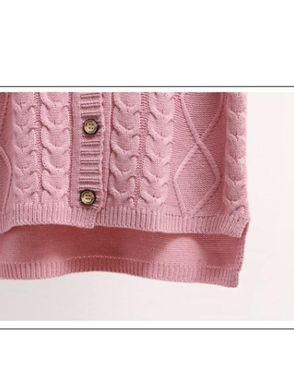 Women sleeveless knitting sweater vest pullover Autumn basic waistcoat vest for women Knitted vests with button - Takalr