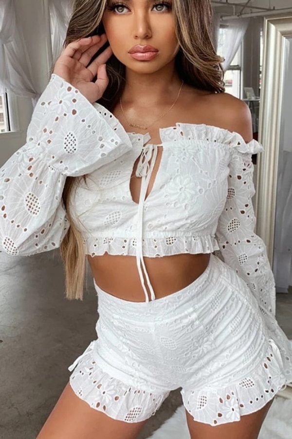 The Best Womens Sexy tshirt Lace Crop Top Off Shoulder Strapless T Shirt Elegant Dames Ladies Tee Shirt Femme Party Club Tee Streetwear Online - Takalr