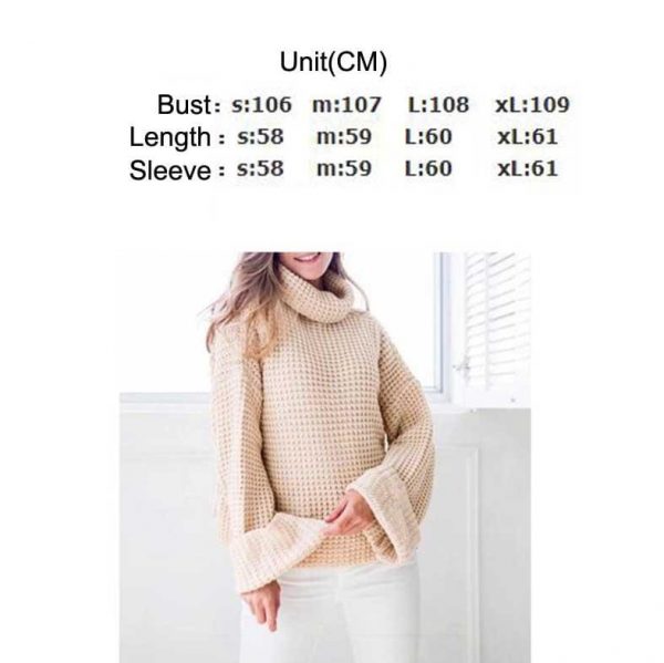 The Best Autumn Knitted Sweater Women Long Loose Sleeve Sweaters Oversize Online - Takalr