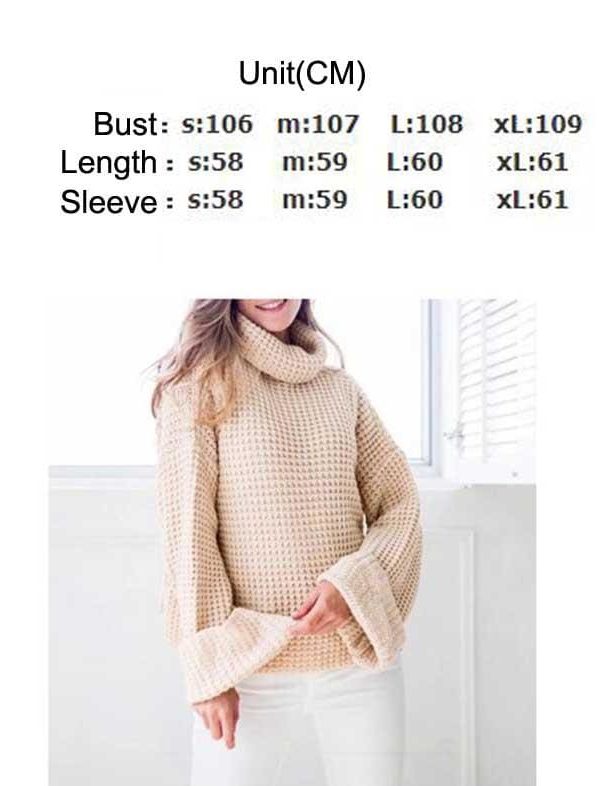 The Best Autumn Knitted Sweater Women Long Loose Sleeve Sweaters Oversize Online - Takalr