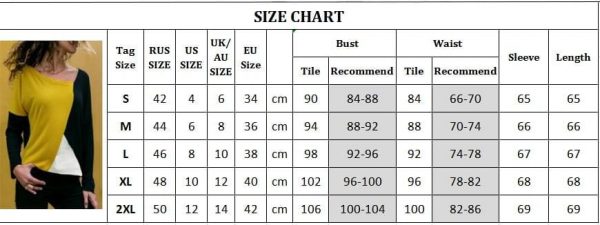 The Best Autumn Long Sleeve Blouse Women Skew Collar Patchwork Slim Blouses Online - Takalr