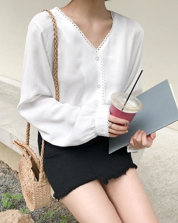 The Best Autumn long sleeve blouses womens sun protection cardigans Online - Takalr