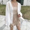 The Best Autumn long sleeve blouses womens sun protection cardigans Online - Takalr