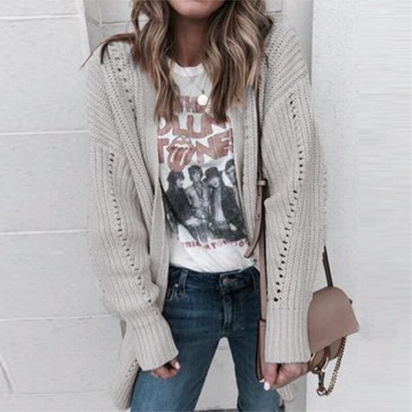 The Best Autumn winter 2019 cardigans sweater ladies knitted  long cardigans Online - Takalr