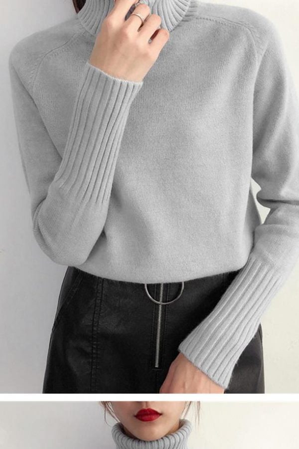 The Best Autumn Winter Cashmere Knitted Women Sweater And Pullover Female Online - Takalr