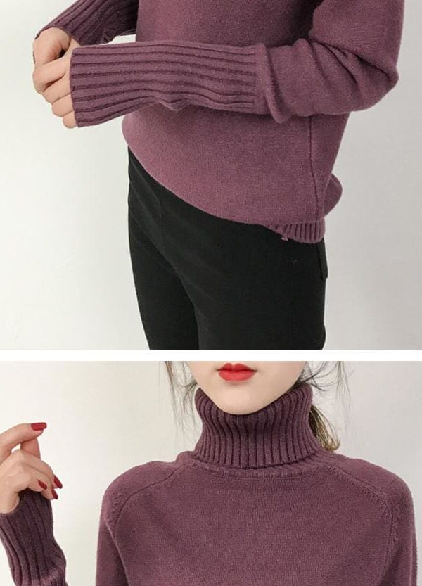 The Best Autumn Winter Cashmere Knitted Women Sweater And Pullover Female Online - Takalr