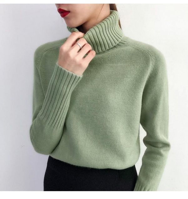 The Best Autumn Winter Cashmere Knitted Women Sweater And Pullover Female Online - Takalr