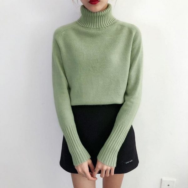 The Best Autumn Winter Cashmere Knitted Women Sweater And Pullover Female Online - Takalr