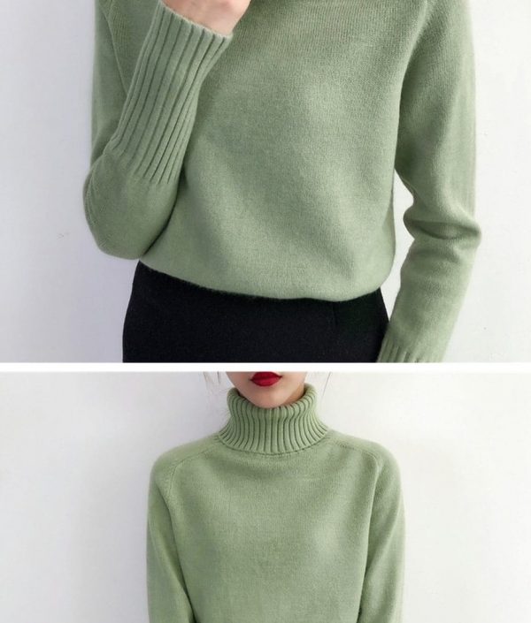 The Best Autumn Winter Cashmere Knitted Women Sweater And Pullover Female Online - Takalr