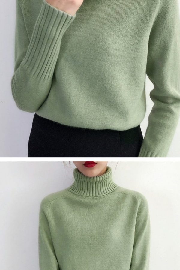 The Best Autumn Winter Cashmere Knitted Women Sweater And Pullover Female Online - Takalr