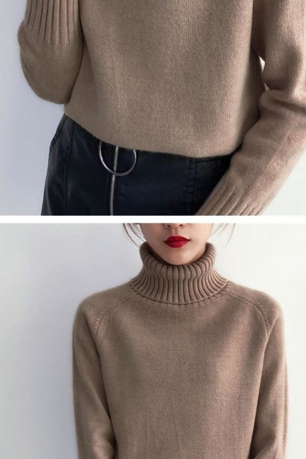 The Best Autumn Winter Cashmere Knitted Women Sweater And Pullover Female Online - Takalr