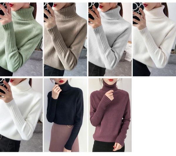 The Best Autumn Winter Cashmere Knitted Women Sweater And Pullover Female Online - Takalr