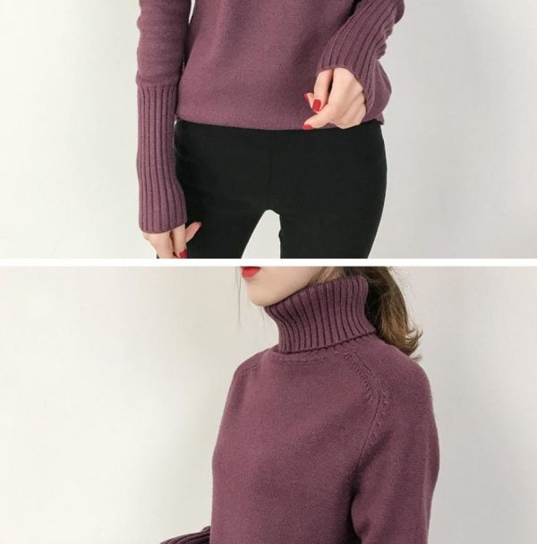 The Best Autumn Winter Cashmere Knitted Women Sweater And Pullover Female Online - Takalr