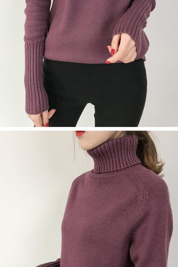 The Best Autumn Winter Cashmere Knitted Women Sweater And Pullover Female Online - Takalr