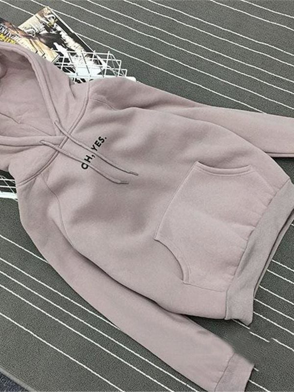 The Best Autumn Winter Fleece Printed Pullover Women Hoodies Sweatshirt Online - Takalr