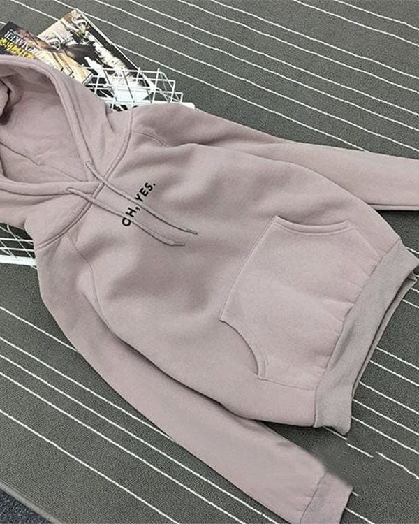 The Best Autumn Winter Fleece Printed Pullover Women Hoodies Sweatshirt Online - Takalr