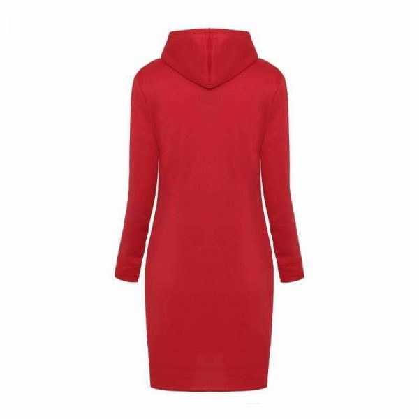 The Best Autumn Winter Warm Sweatshirt Long-sleeved Dresses Online - Source Silk