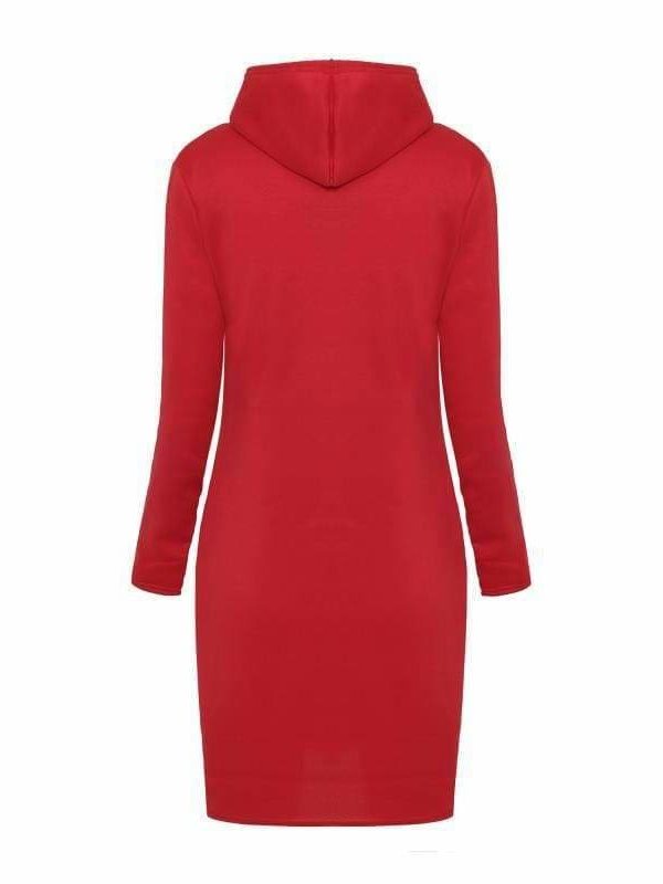 The Best Autumn Winter Warm Sweatshirt Long-sleeved Dresses Online - Source Silk