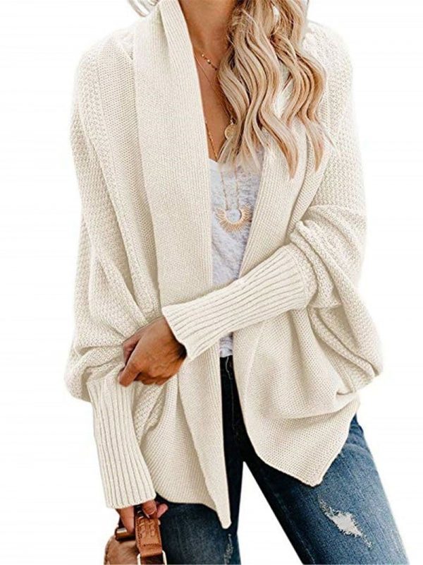 The Best Autumn winter women cardigan batwing sleeve casual coat clothes Online - Takalr