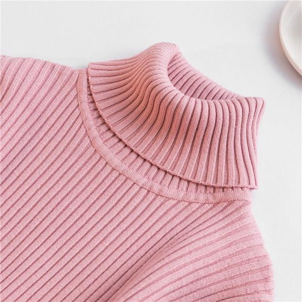 The Best Autumn winter Women Knitted Turtleneck Sweater Soft Elasticity Pullovers Online - Takalr