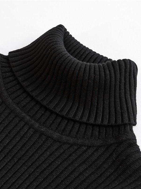 The Best Autumn winter Women Knitted Turtleneck Sweater Soft Elasticity Pullovers Online - Takalr