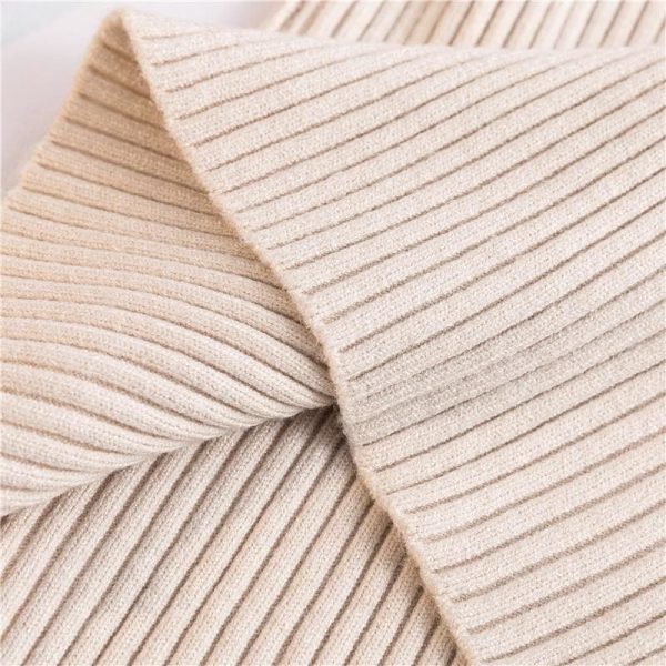 The Best Autumn winter Women Knitted Turtleneck Sweater Soft Elasticity Pullovers Online - Takalr