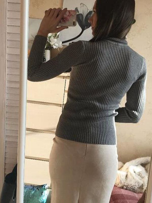 The Best Autumn winter Women Knitted Turtleneck Sweater Soft Elasticity Pullovers Online - Takalr