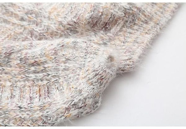 The Best Autumn Winter Women's Knitted Sweater Puff Sleeve Mohair Short Sweaters Online - Takalr