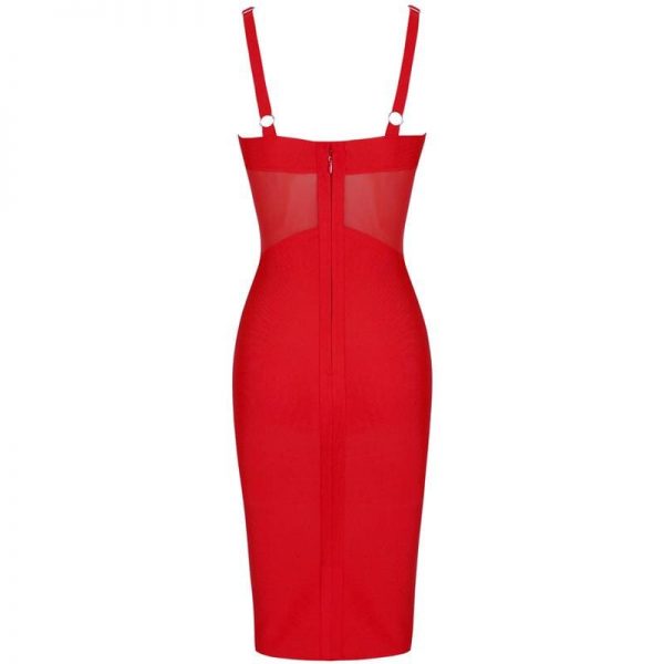 The Best Bandage Dress 2019 New Arrivals Mesh Insert Women Bandage Dress Online - Takalr