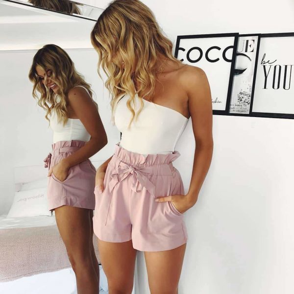 The Best Beach Hot Pants Summer Shorts Beach High Waist Shorts Ladies Shorts Online - Takalr