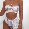 The Best Bikini Set Push-up Bra High Waist Strapless Swimsuit Swimwear Beachwear Online - Takalr