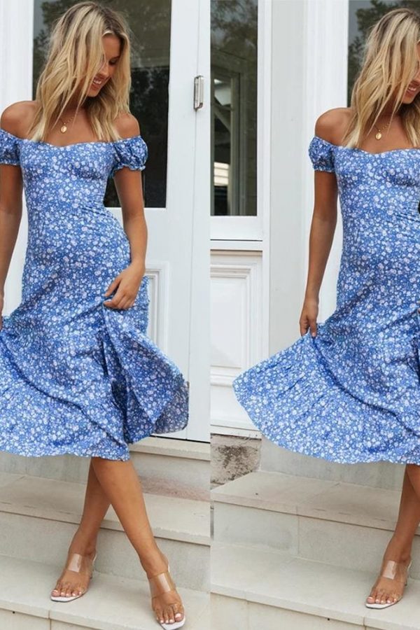 The Best Boho Casual Long Maxi Dress Holiday Evening Party Print Beach Dress Sundress Online - Takalr