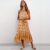 The Best Boho Floral Casual Long Maxi Dress Evening Party Cocktail Beach Holiday Sundress Online - Takalr