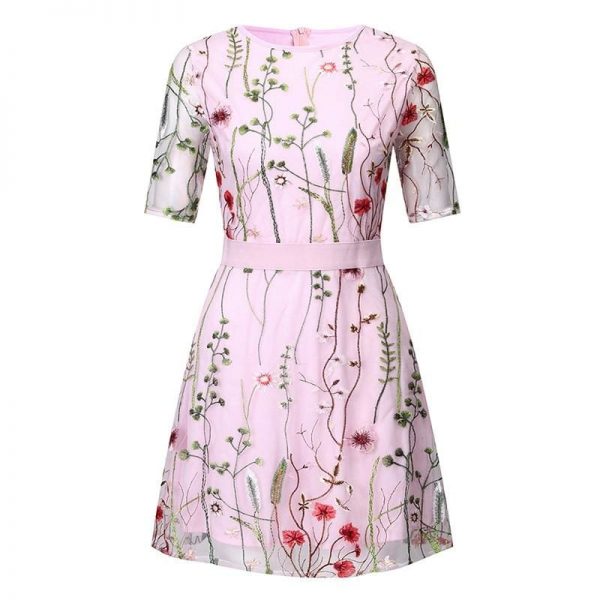 The Best Boho Floral Short Mini Dress Elegant Women Evening Party Vestidos Sundress Online - Takalr