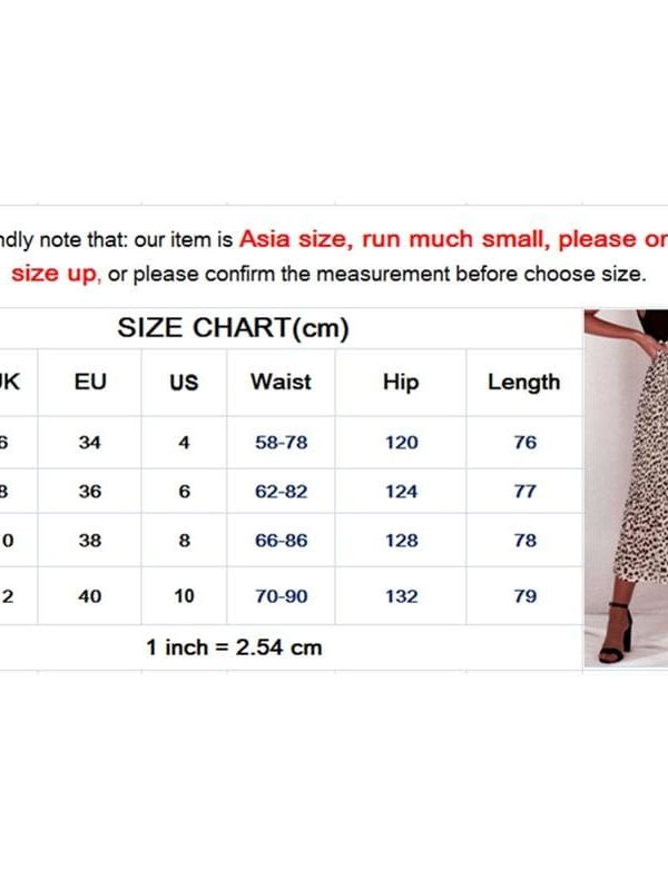 The Best Boho Women Chiffon High Waist Summer Beach Long Maxi Dress Leopard Print Ladies Bandage Party Split Skirt Hot Online - Takalr