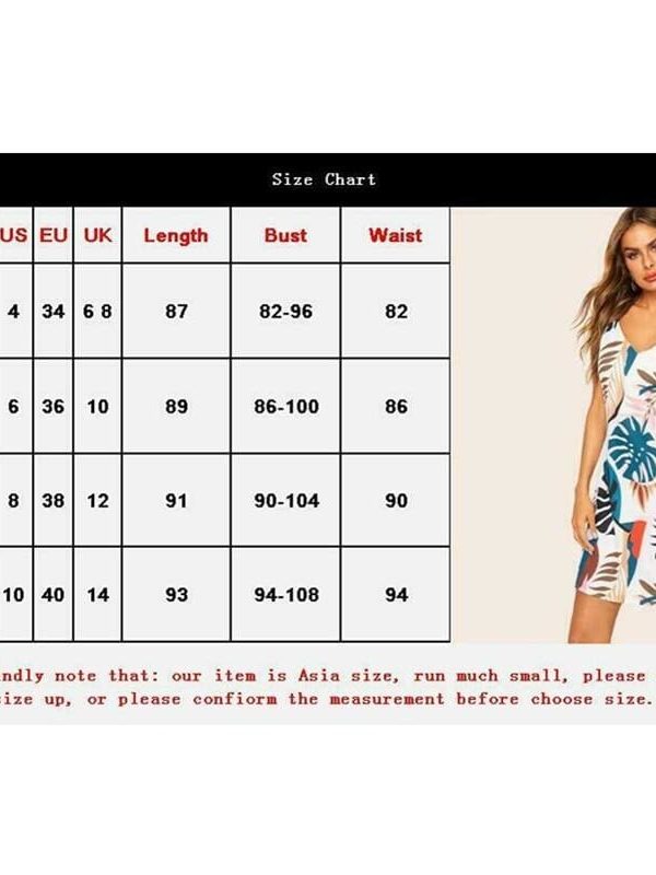 The Best Boho Women Summer Beach Sleeveless V-Neck Dress Fashion Ladies Casual Holiday Dress Floral Printed Sundress New Online - Takalr