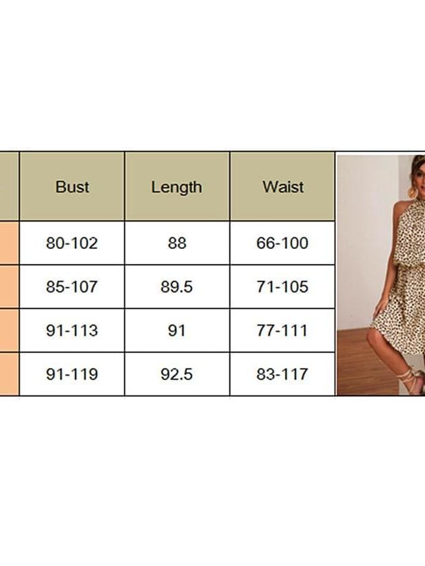 The Best Boho Women Summer Holiday Polka Dot Mini Dress Ladies Casual Halter Neck Sleeveless Loose Summer Beach Sundress Online - Takalr