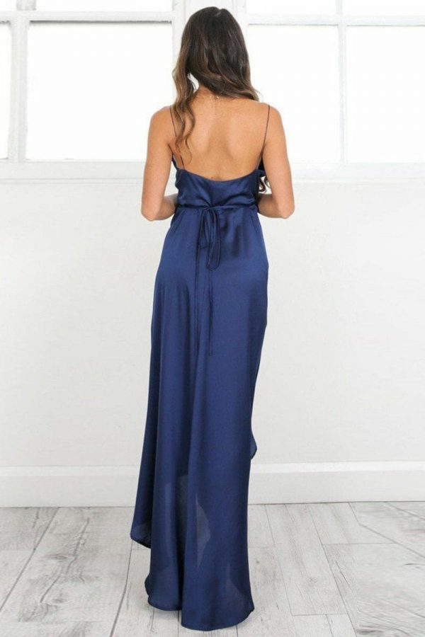 The Best Boho Women's Maxi Formal Dress Elegant Ladies Sleeveless V-Neck Summer Evening Party Long Beach Sundress Wedding Gown Online - Takalr