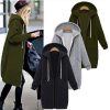 Casual Plus Size Outerwear Coats - Takalr