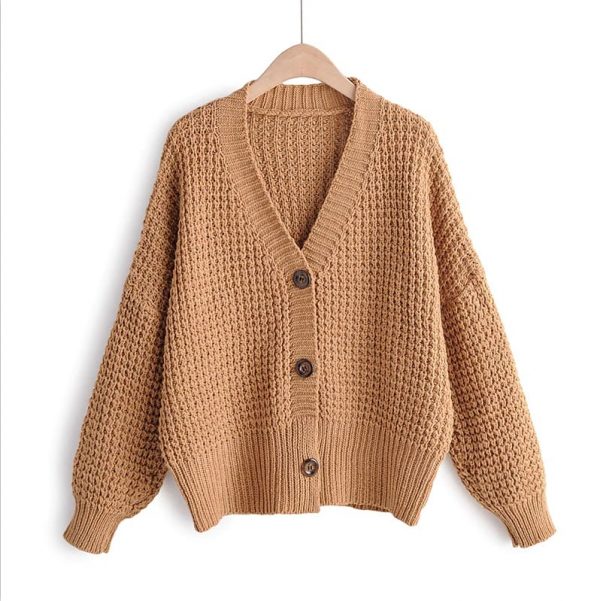 The Best Cardigan Sweater Women Clothes knitted fall Sweaters Online - Takalr