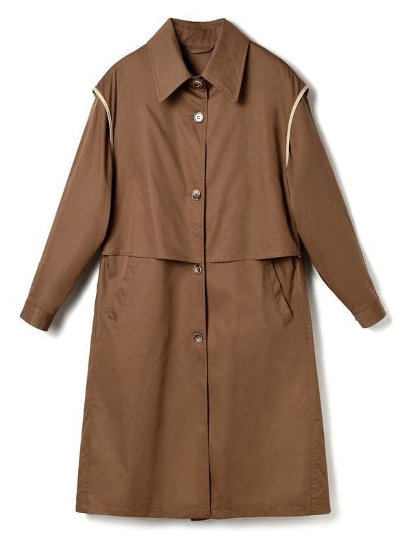 The Best Cotton British Style Casual Style Long Trench Coat Ladies Jacket Online - Takalr