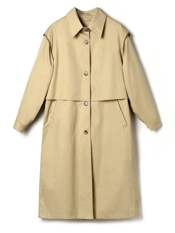 The Best Cotton British Style Casual Style Long Trench Coat Ladies Jacket Online - Takalr