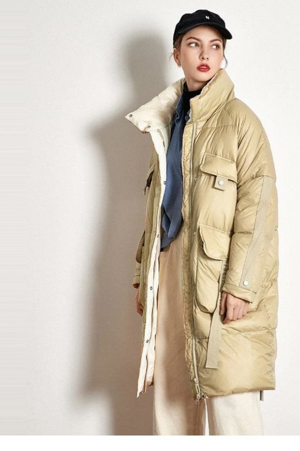 The Best Down Jacket Thick Long White Duck Down Jacket Online - Takalr