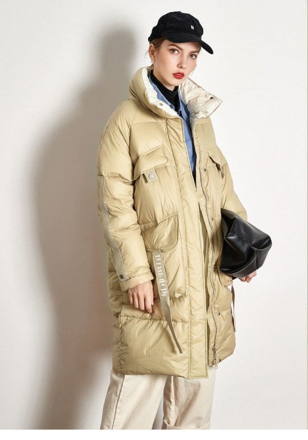 The Best Down Jacket Thick Long White Duck Down Jacket Online - Takalr