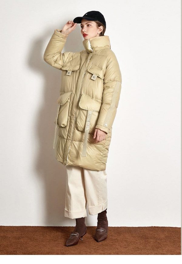 The Best Down Jacket Thick Long White Duck Down Jacket Online - Takalr