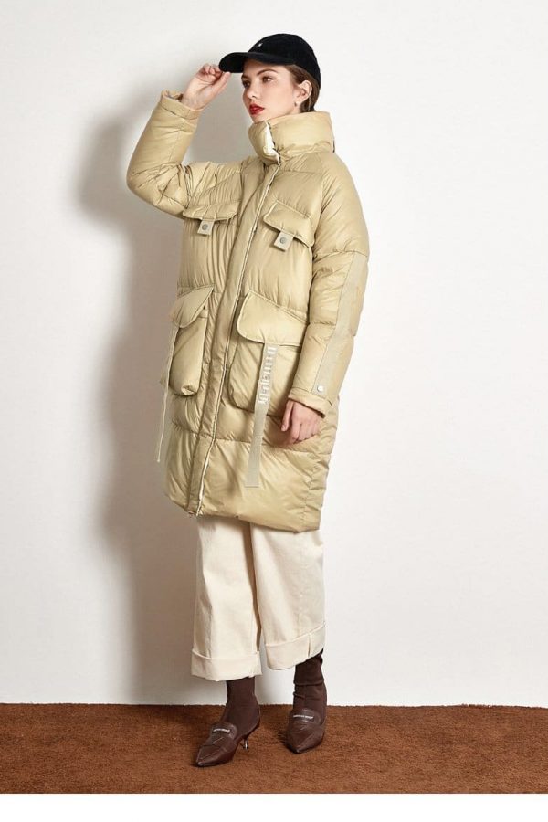 The Best Down Jacket Thick Long White Duck Down Jacket Online - Takalr